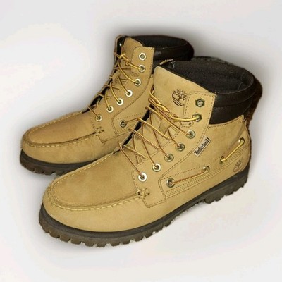 Timberland Waterproof Mock Toe Boot for Mens Size 8.5 - Wheat