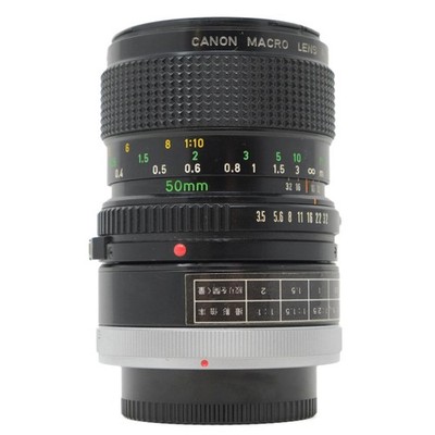 Gebrauchte Canon 50mm F3.5 FD + Canon Extender (Hazy)(SH44525)
