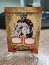 2020-2021 UD Artifacts Philipp Grubauer Dual Jersey /15 Orange 