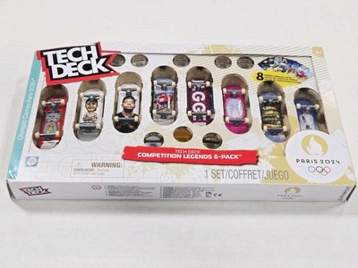 Tech Deck Competition Legends 8-Pack Mini Skateboards Olympic Games Paris 2024