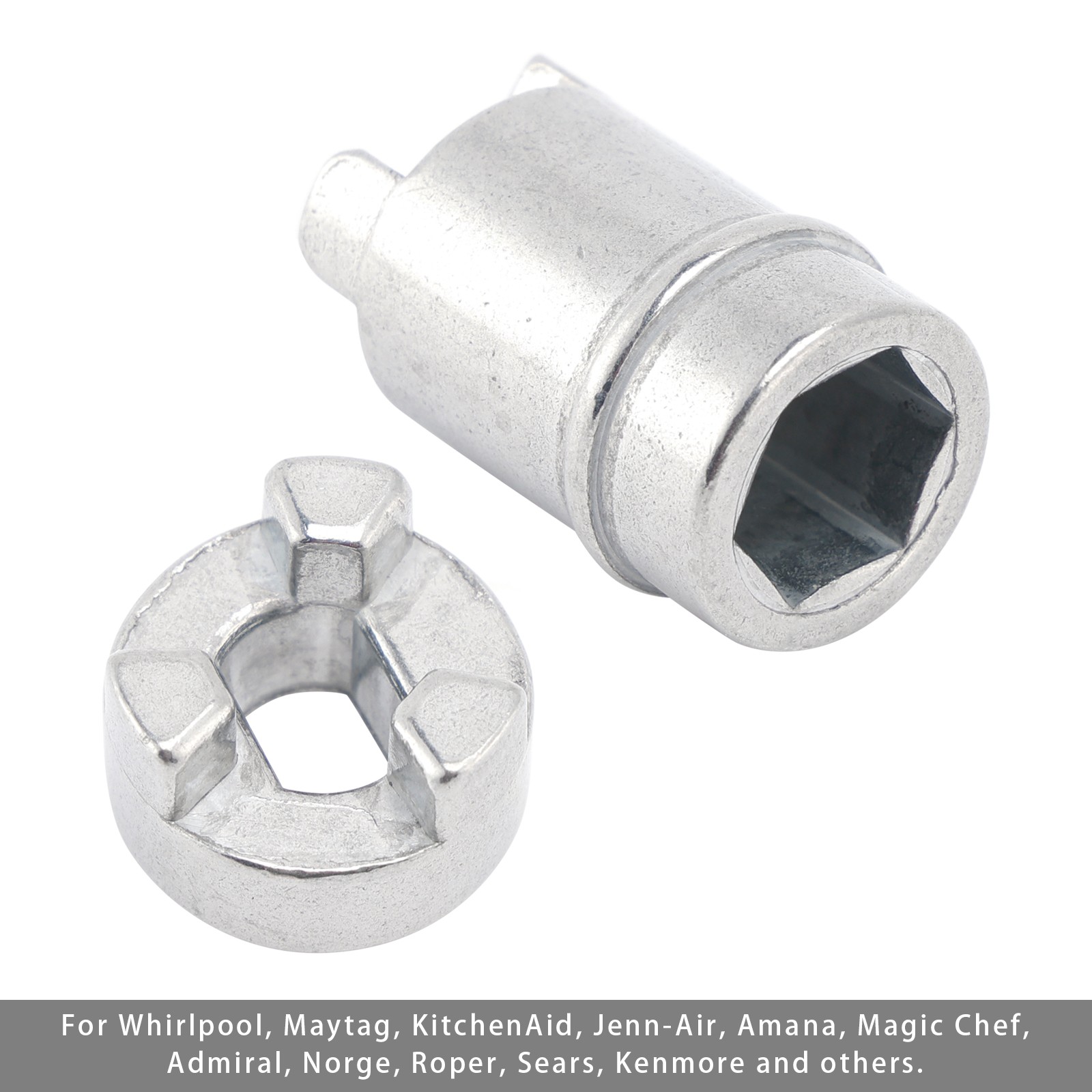 WP2220457 Refrigerator Ice Crusher Coupler + WP2220458 Coupling