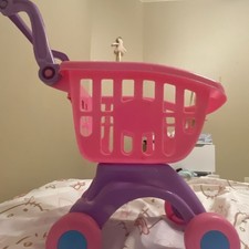 Cute Pink Shopping Cart