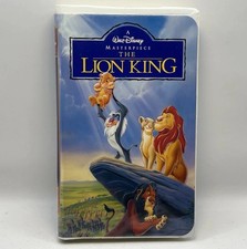 The Lion King VHS 1995 Disney Video Tape Masterpiece VTG Clamshell Nearly New