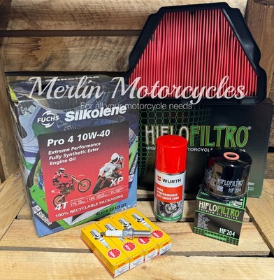 YAMAHA MT10 2016-2021 SILKOLENE PRO-4 MOTORCYCLE SERVICE KIT inc SUMP WASHER