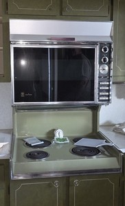 Antique Range With Oven Hood