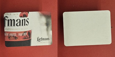 Liefmans Fruit Beer Brauerei Bierdeckel Bier