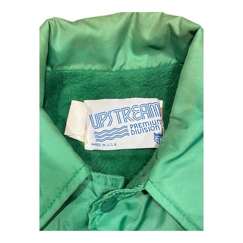 True Vintage Jacket Mens Large Green 70s 80s Farmer Pioneer Seeds USA Farm - Picture 4 of 12