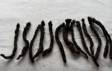 Human dreadlocks 12 Pieces Up To 5 Long Assorted Natural Black/Brown