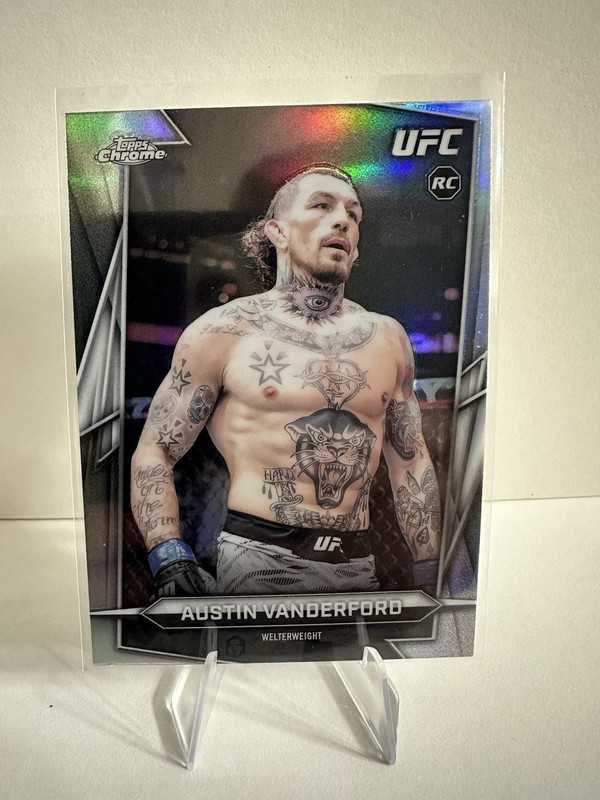 2026 Topps Chrome UFC Austin Vanderford RC