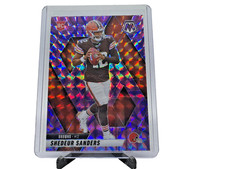 2025 Panini Mosaic - Shedeur Sanders #302 Reactive Purple Mosaic Prizm (RC)