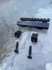 Used LAPCO Tippmann A-5 paintball Gun offset mil-specs weaver body rail