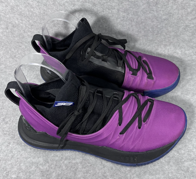 Under Armour Stephen Curry 5 Sneakers Mens 8 Purple Icon Low Top
