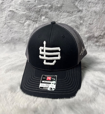 Legend Supply Co LGND Hat Cap Black 112 Trucker Snap Back Embroidered Adjustable