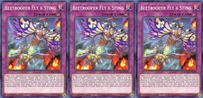 3x Beetrooper Fly & Sting | DAMA-EN091 | Common | 1st Ed | NM | YuGiOh