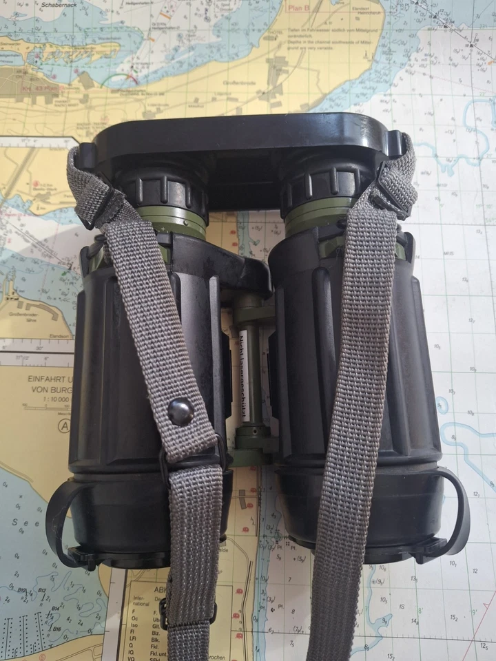 Fernrohr Binocular Carl Zeiss Jena 7x40 BGE NVA German Army Hunter - Bild 4 von 4