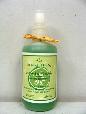 HEALING GARDEN CUCUMBER THERAPHY RENEWAL BODY MIST 8 OZ BOTTLE