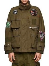 giacca militare uomo DIESEL j battle cargo field nuova taglia L-XL PREZZO AL PUBBLICO £390;