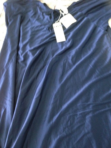 MuMu House Etuikleid neu aus den 70er Jahren - einfarbig dunkelblau - 1 size fits all