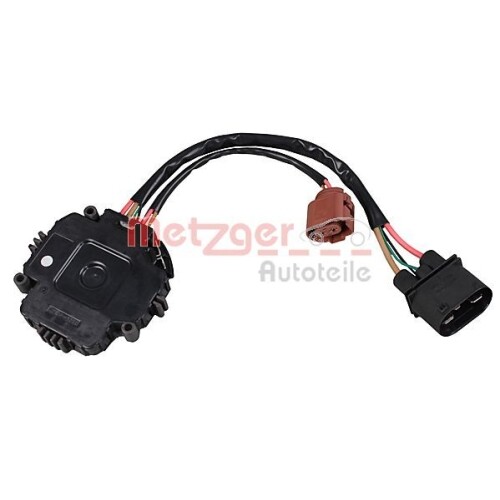 1x Steuergerät Elektrolüfter (Motorkühlung) METZGER 0917453  