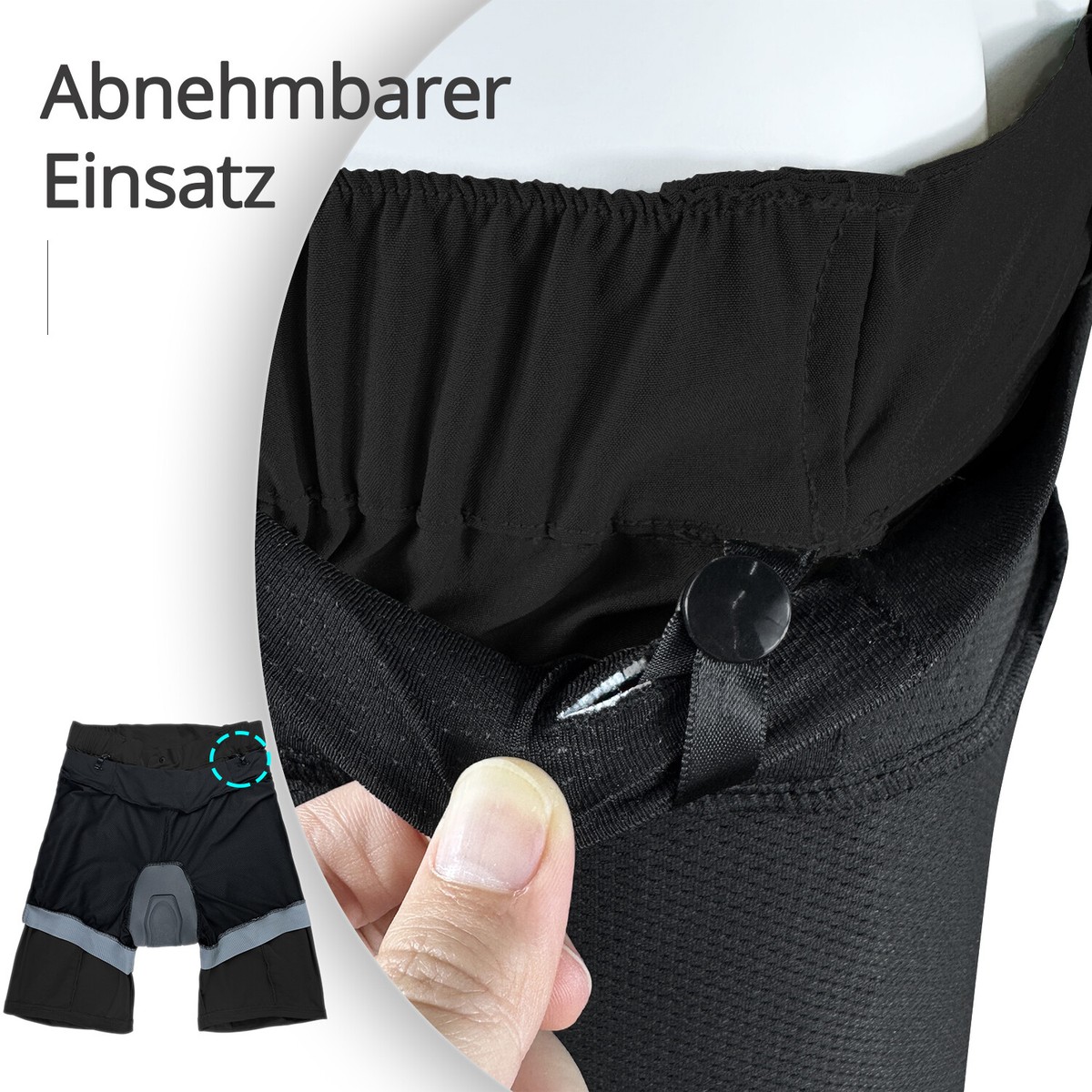 fahrradhose damen 2 in 1