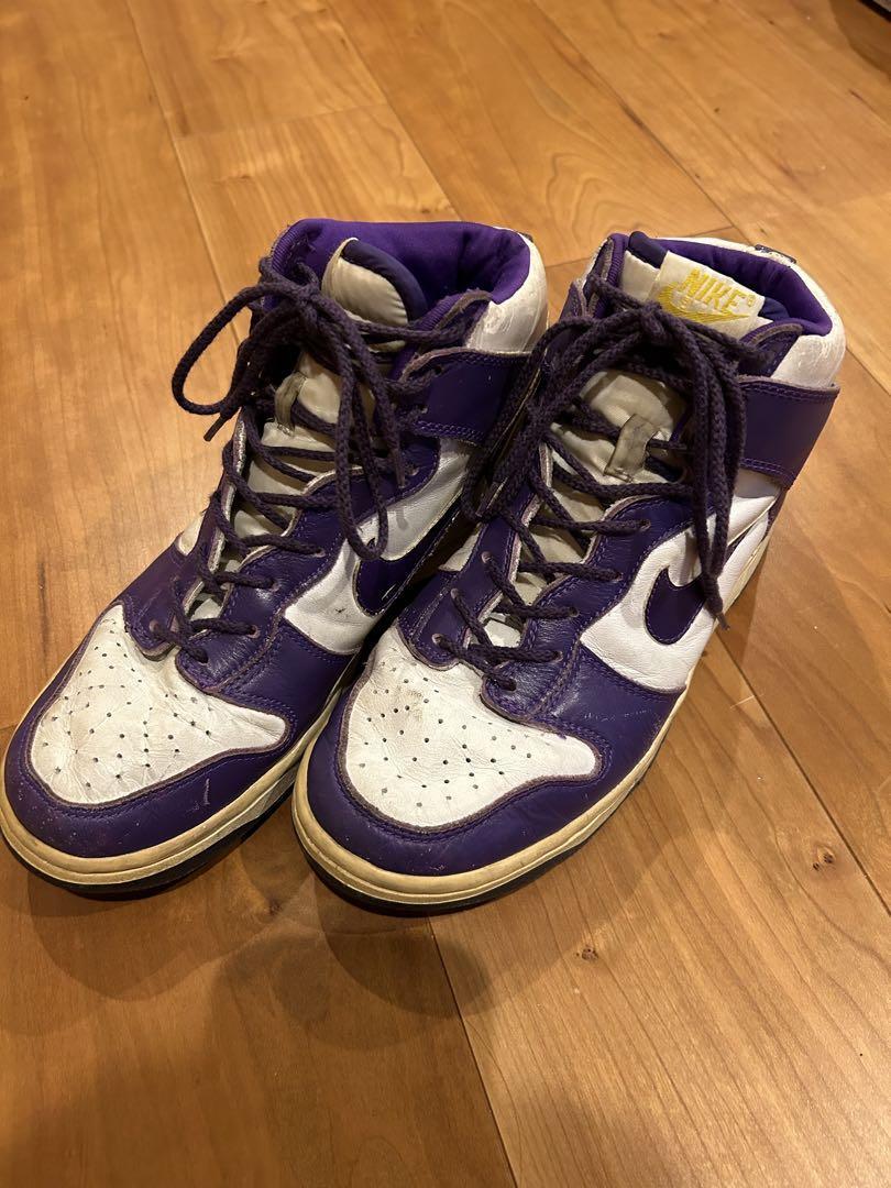 ゆっきー！ NIKE DUNK HIGH LE 1999 QS1 WHITE/VARSITY PURPLE 630335-151