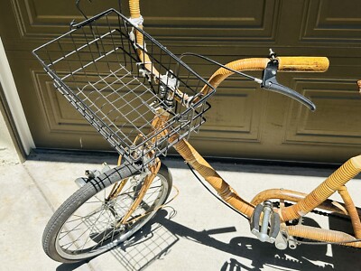 Vintage Bamboo/Wicker Rattan 3 Wheel Bicycle Tricycle | eBay