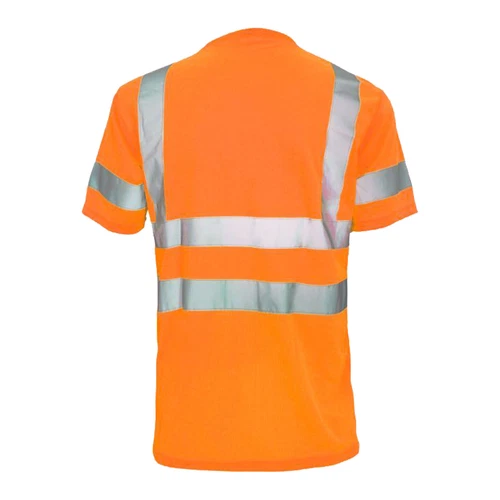 Hi Vis T Shirt ANSI Class 3 Reflective Safety Lime Short Long Sleeve Road Work image 5
