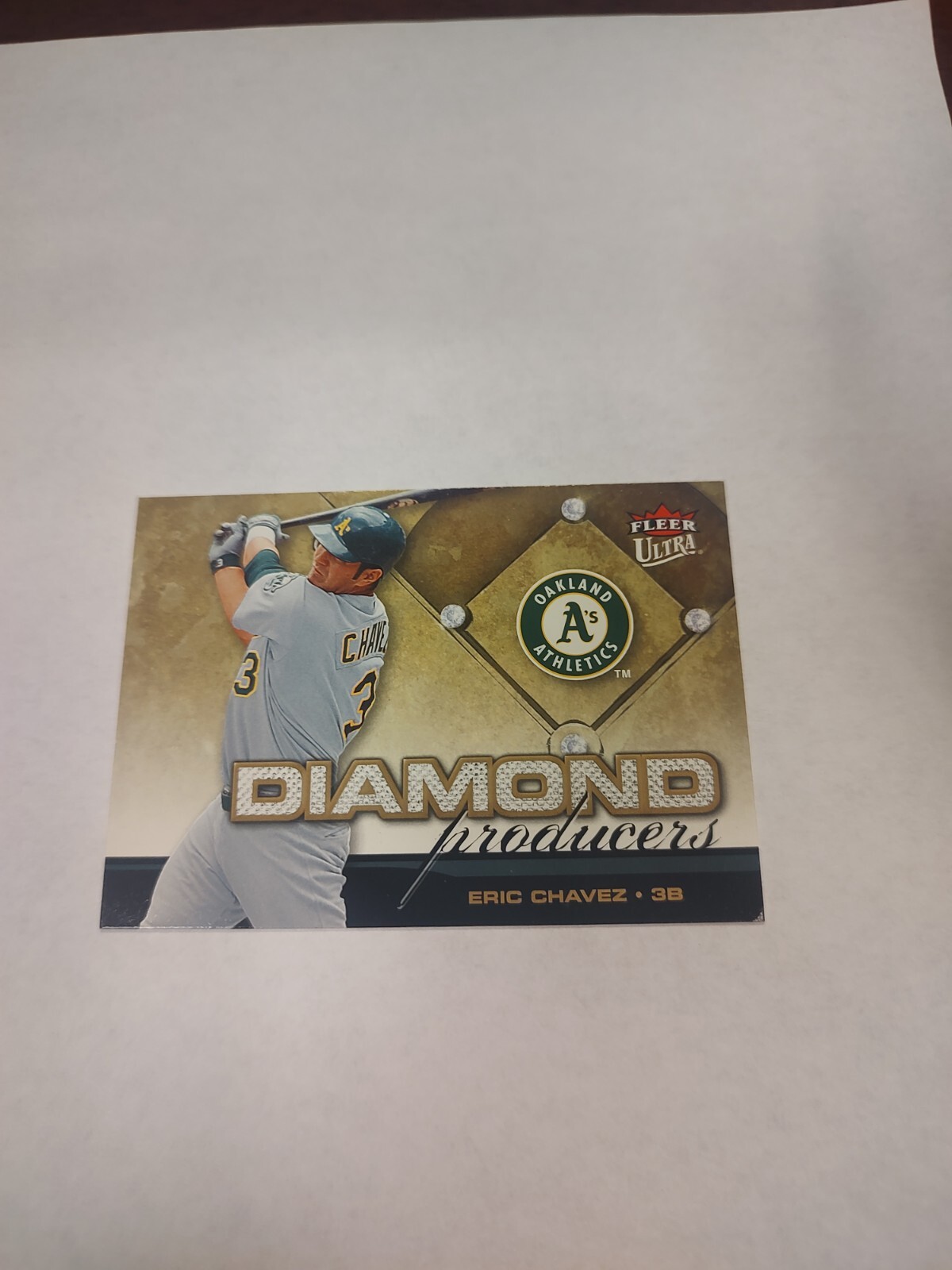 2006 Fleer Ultra Diamond Producer Eric Chavez #DP24 Oakland Athletics (PWE)