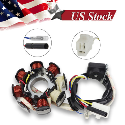 Magneto Stator Für GY6 125cc / 150cc Roller & ATVs – 6-polig, Aus Echtem Kupfer, Kompatibel Mit Vielen China-Rollern