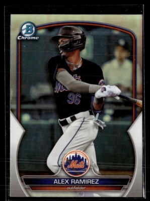 2023 BOWMAN CHROME REFRACTOR BDC-17 Alex Ramirez - New York Mets