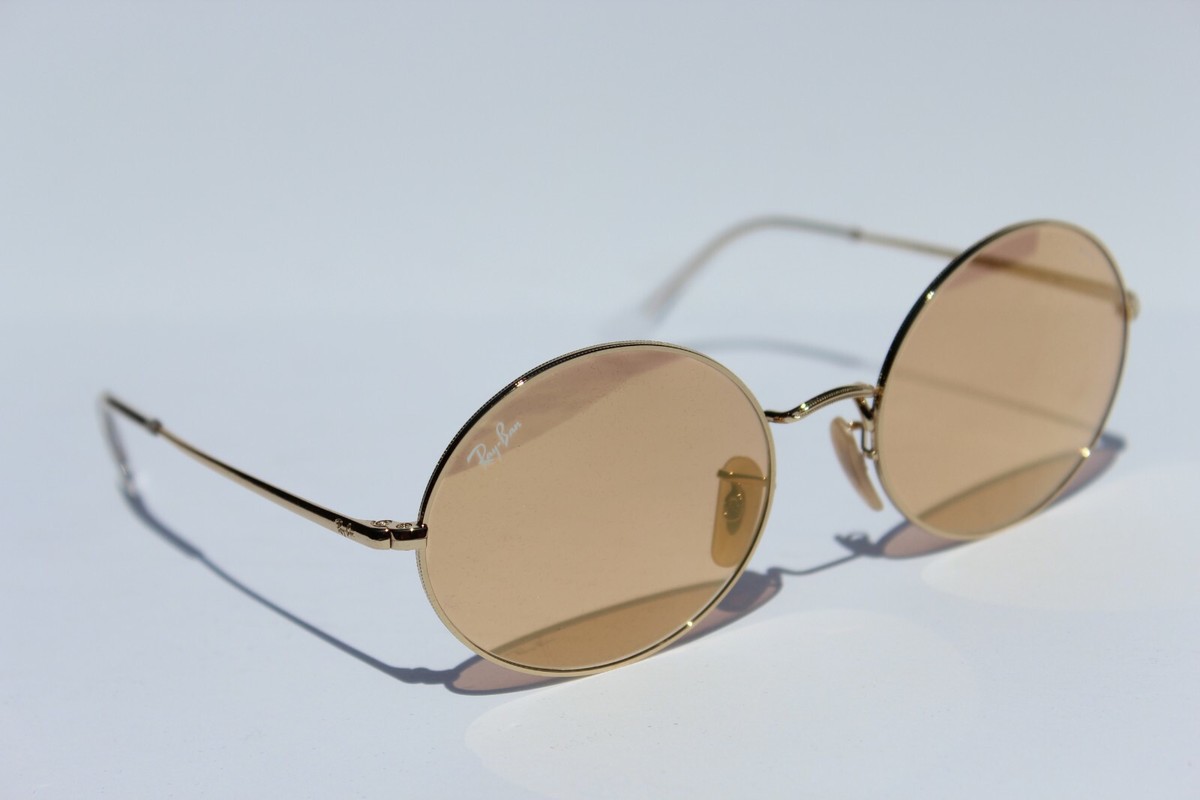 RAY-BAN RB1970 Sunglasses Shiny Gold/Orange Mirror Gold 001/B4 