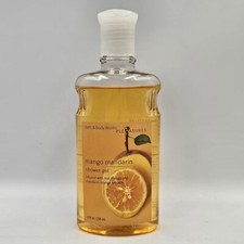 Bath and Body Works Pleasures Mango Mandarin Shower Gel 10 oz Discontinued NOS