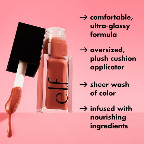 Glow Reviver Lippenöl, pflegendes getöntes Lippenöl für ein hochglänzendes Finish, Infused - Bild 4 von 12