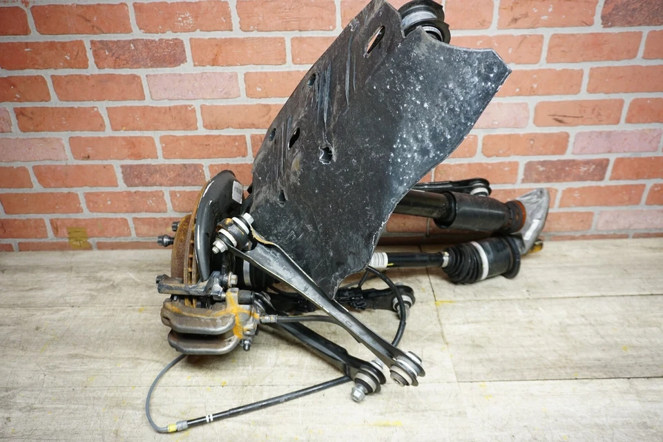 BMW 328I F30 2012-2016 tracción trasera izquierda eje nudillo pinza freno amortiguador OEM Foto 3 de 4