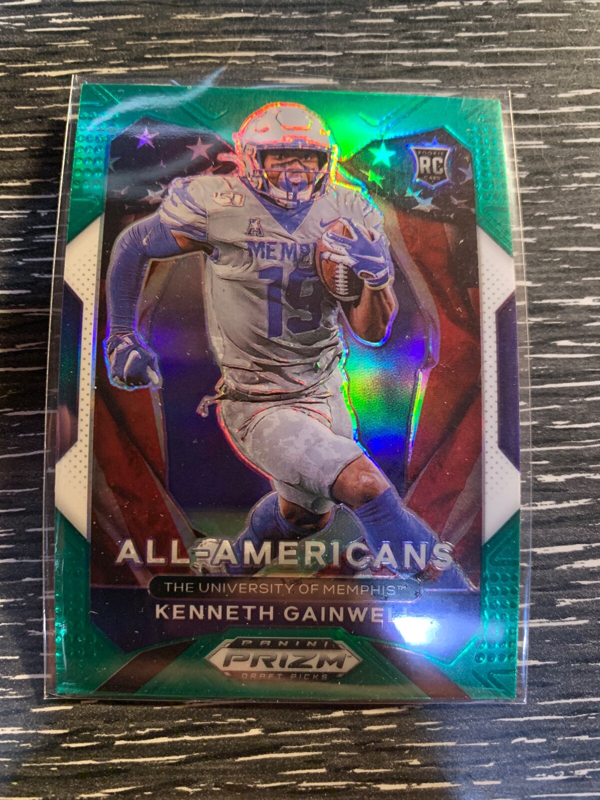 2021 KENNETH GAINWELL Panini Prizm Draft Picks All American Green Prizm #194