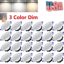 10~30pcs Dimmable LED Downlight 5W Spotlight Recessed Ceiling Panel Light