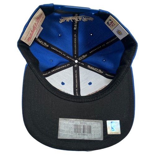 Mitchell & Ness NBA Golden State Warriors Classic Blue Snapback Hat - Picture 3 of 4