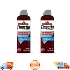 (2 PACK) Tinactin Liquid Foot Spray BIG SIZE, 5.3 Oz, Regular (FREE US SHIPPING)