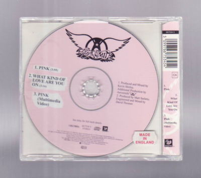 CD) AEROSMITH - Pink / 3 Trk / Import / Comes w/ Folded Poster | eBay