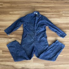 Vintage Big Ben Blue Bell Size 42 Short Coveralls Denim Mechanic Distressed