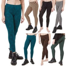 Sacred Geometry Yoga Leggings, Psy Trance Hippy Clothing, Geometric Print Pants