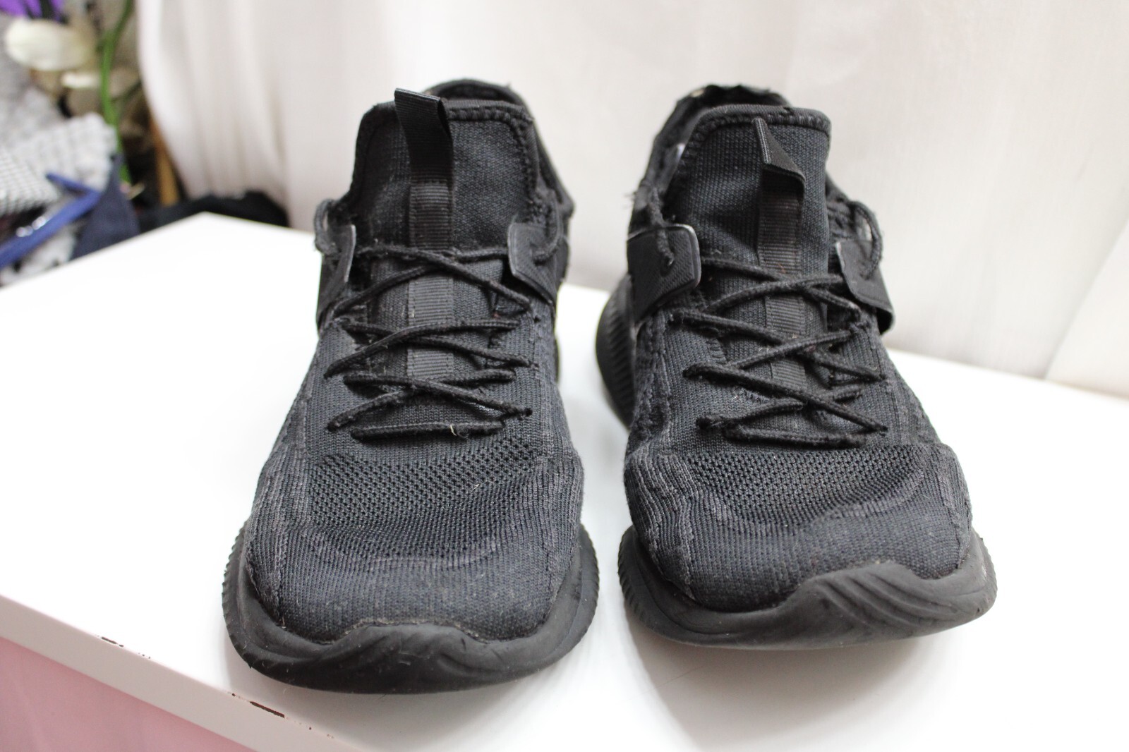 SAOLA gears scarpe running lavoro casual nere in rete taglia 10