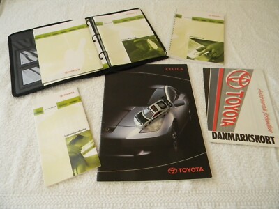 Toyota CELICA T23 Owner's Manual Service Book Wallet Brochure DK 1:64 JadaToys