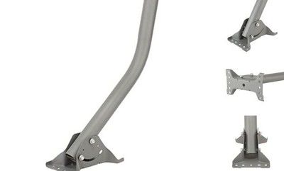  21  J-Pipe Pole Mount Mast for 18  Dish Antenna (1.66in OD) 1 Unit