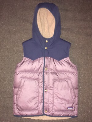 Patagonia Bivy Down Hooded Vest Reversible Women's Medium