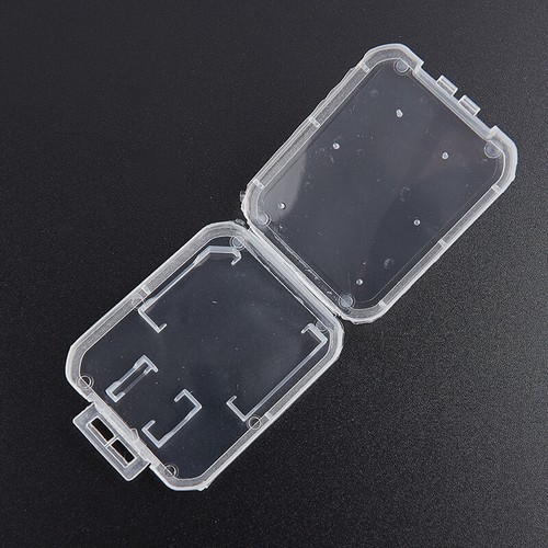 10pcsSd Card Case Transparent Standard SD SDHC Microsd Case Box Protector Hol WS - Picture 2 of 8