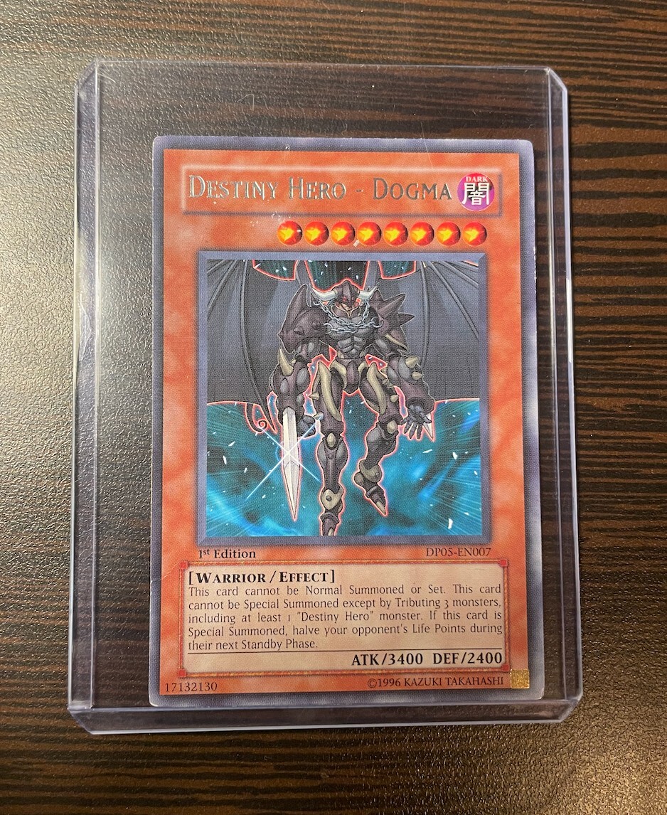 Yugioh - Destiny Hero - Dogma POTD-EN014 Ultimate Rare 1st Edition 