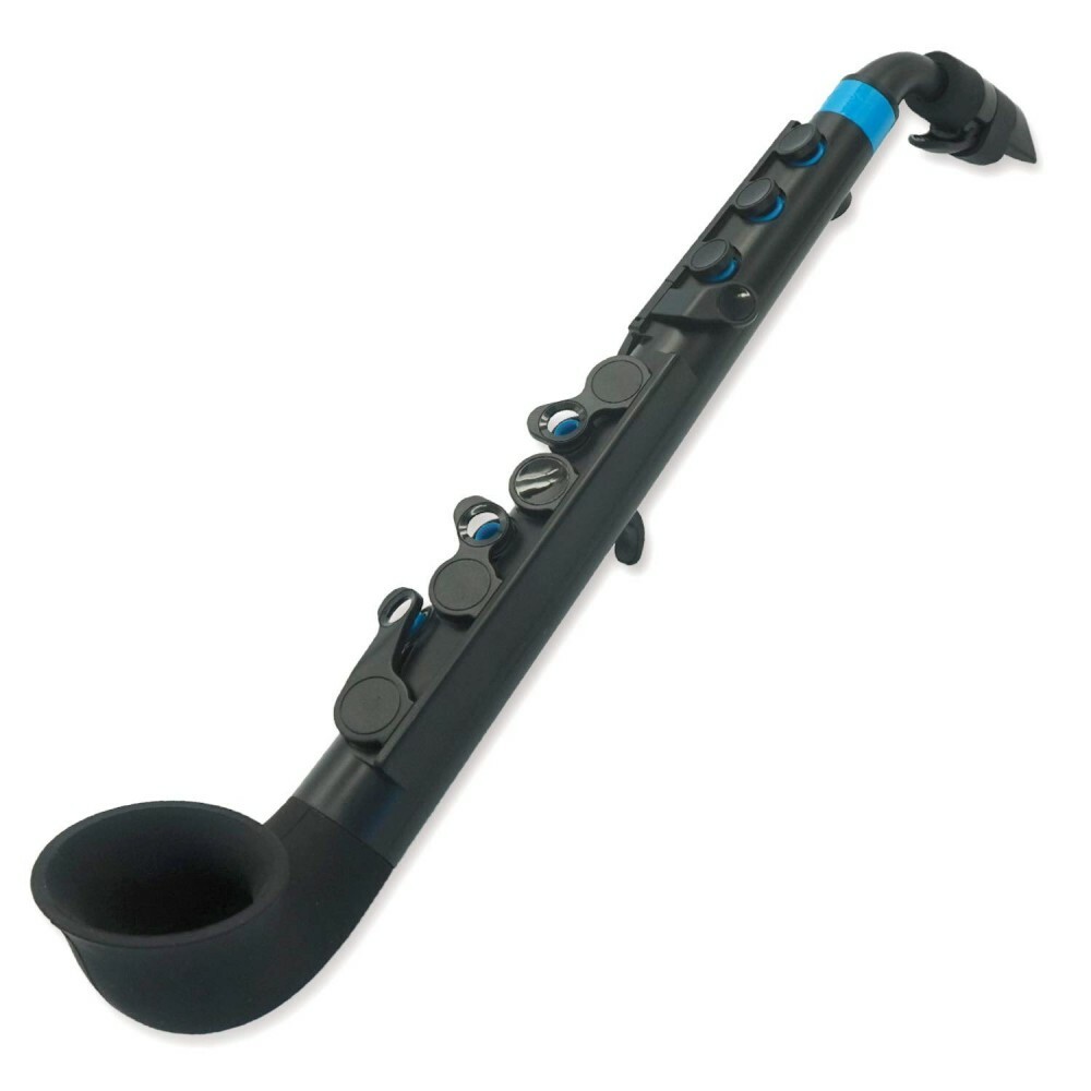 NUVO JSax 2.0 Plastic Saxophone Black/Blue N520JBBL With NUVO JSax 2.0 Plastic Saxophone Black/Blue N520JBBL With