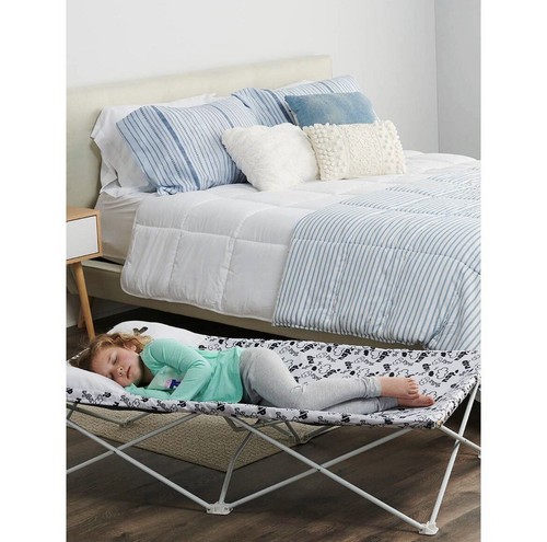 Lit tout-petit portable extra long Regalo My Cot Pal - cils, blanc, petit... - Photo 1 sur 7