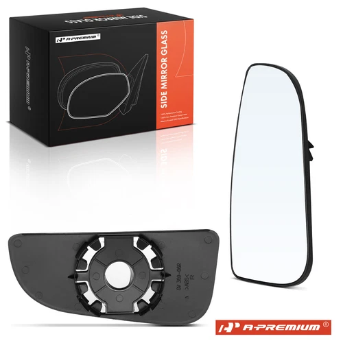 A-Premium Passenger Lower Mirror Glass w/ Manual Adjust Glass for Ram 2500 3500